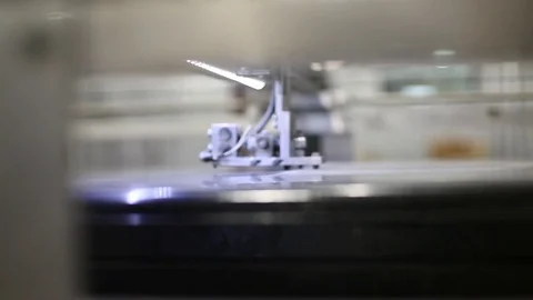 Engraving Machine For Stone Stock Footage 70961622