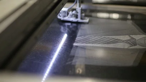 Engraving Machine For Stone Stock Footage 70961658