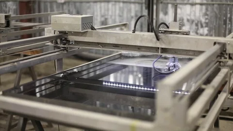 Engraving Machine For Stone Stock Footage 70961678