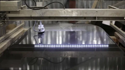 Engraving machine for stone Stock Footage 70961680