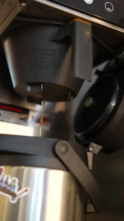 The engrossing process of preparing green tea at the dining venue. Stock Footage 257033496