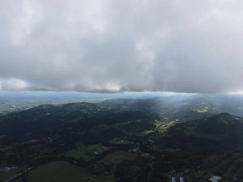 Engulfed In Clouds Stock Photos