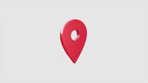 Enhance Navigation with Seamless GPS Pin Markers Stock Footage 266865083