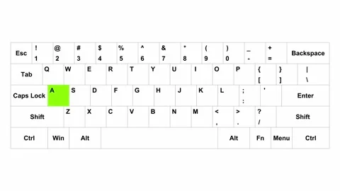 Enhance Online Security with Random Keyboard Input Stock Footage 272890662