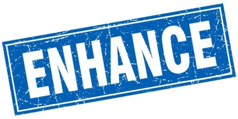 Enhance square stamp Stock Illustration