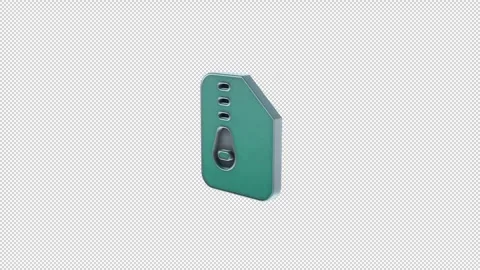 Enhance Your Designs with Animated 3D Zipper File Symbols | Unleash Creativity Stock Footage 265885822