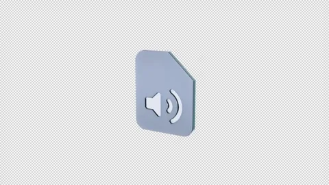 Enhance Your Projects with Animated Audio Files Stock Footage 265885419