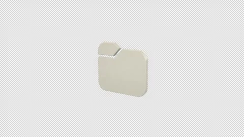 Enhance Your Projects with Dynamic 3D Animated Folder Icons Stock Footage 268304076