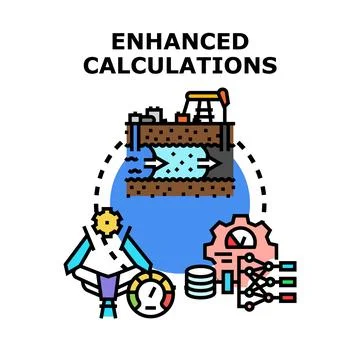 Enhanced calculations for optimizing industrial processes and data analysis イラスト素材