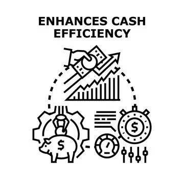 Enhancing cash flow efficiency and financial optimization 库存插图