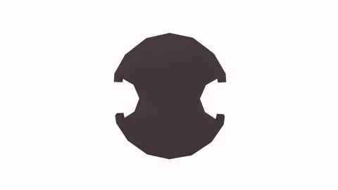 Enhancing creativity with a unique abstract sculpture display Stock Footage 296015973