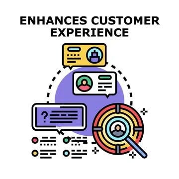 Enhancing customer experience through targeted communication and feedback Stock Illustration