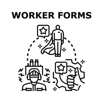 Enhancing worker performance and employee well being Stock Illustration