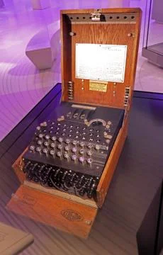 Enigma machine Foto stock