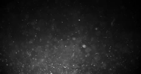 Enigmatic and Mysterious Floating Particles in the Dark Space Stockbeeldmateriaal 301546649