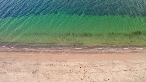 Enigmatic beachfront Stock Footage 102907433