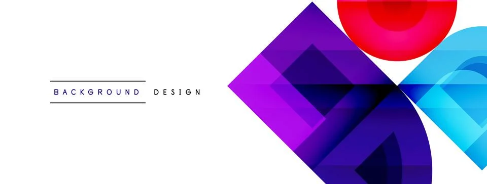 Enigmatic Circles - Captivating Vector Geometric Background, Unveiling the Stock Illustration