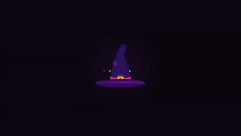 Enigmatic deep purple witch's hat Видео 335937458