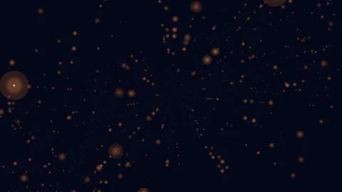 Enigmatic interplay white dots dance on dark canvas 스톡 동영상 255984932