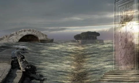 Enigmatic path Stock Photos