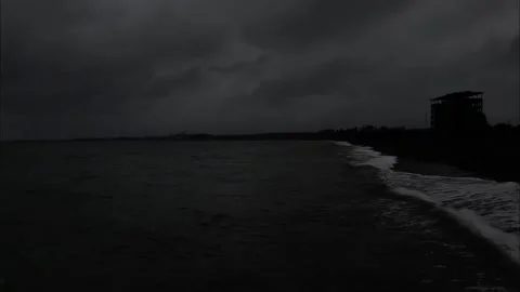 Enjoy the beach at night Stock Footage 316798061