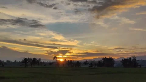 Enjoy the beauty of the sunset Stock Footage 316566183