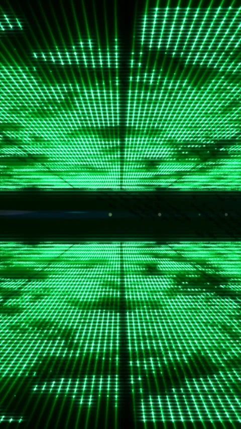 Enjoy a captivating abstract animation with vibrant green patterns Stock Footage 314896556