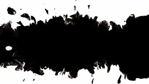 Enjoy the captivating Black Ink Splash Animation, ideal for various creative Stock Footage 310544556