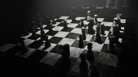 Enjoy In Chess Board 08 Illustrazione stock