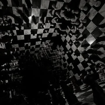 Enjoy In Chess Board イラスト素材