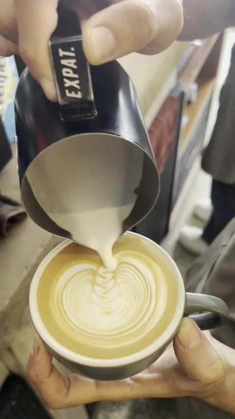 Enjoy coffee Stock Footage 316057132