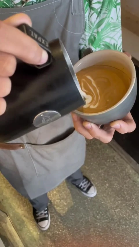 Enjoy coffee Stock Footage 316057690