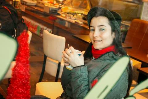 Enjoy a coffee Stock Photos