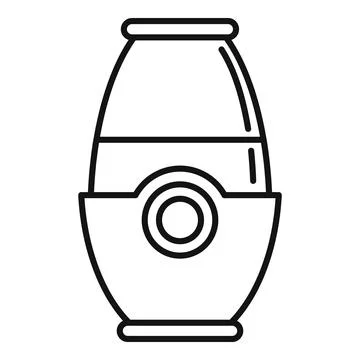 Enjoy diffuser icon, outline style Illustrazione stock