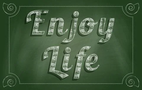 Enjoy life Stock Illustration