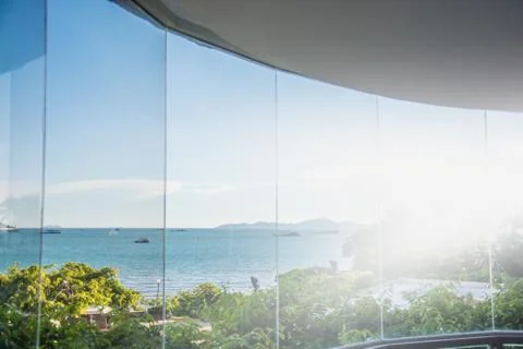 Enjoy the ocean view Stock Photos
