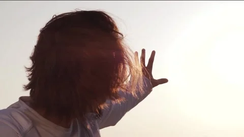 Enjoy the sunset Stock Footage 205426170
