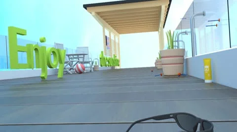 Enjoy The Sunshine (HD) Video stock 10682816