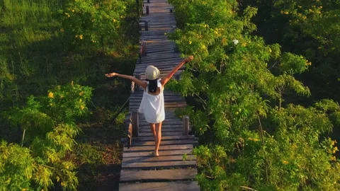 Enjoy walk Stock Footage 237147474