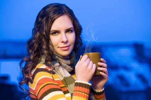 Enjoy the warmth. Stock Photos