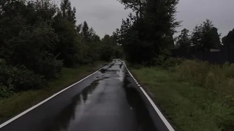 Enjoy a wet ride Stock Footage 316799445