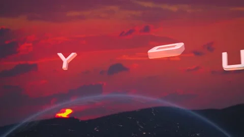 Enjoy your time - world globe background with sunset landscape  Stock Footage 149027978