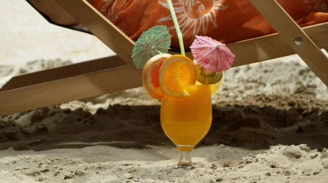Enjoying on the beach Stock Footage 651842