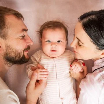 Enjoying parenthood Stock Photos