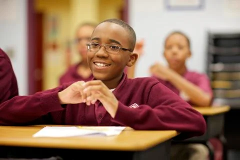 Enjoying School Stock Photos