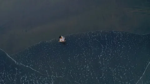 Enjoying the Silence of the Sunset. Stock Footage 106929170