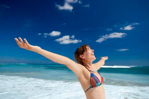 Enjoying the summer Stock Photos