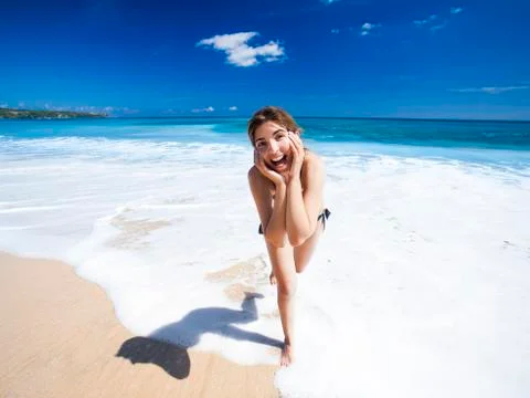 Enjoying the summer Stock Photos