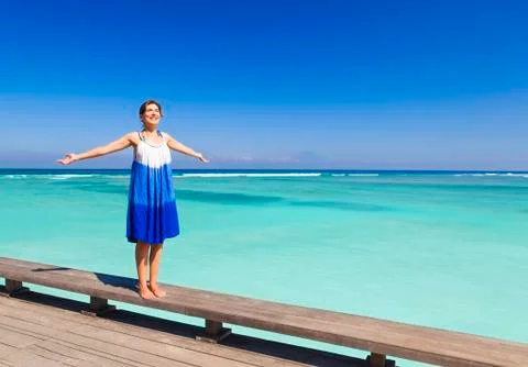Enjoying the summer Stock Photos