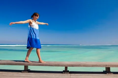 Enjoying the summer Stock Photos